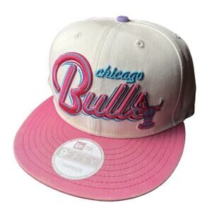 Chicago Bulls Snapback NewEra Hardwood Classic Pink & Blue Hat 9fifty NWT